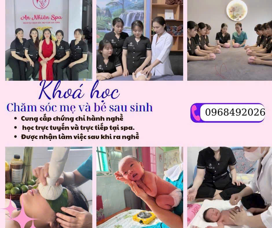 KHÓA HỌC CHĂM SÓC MẸ & BÉ AN NHIÊN SPA